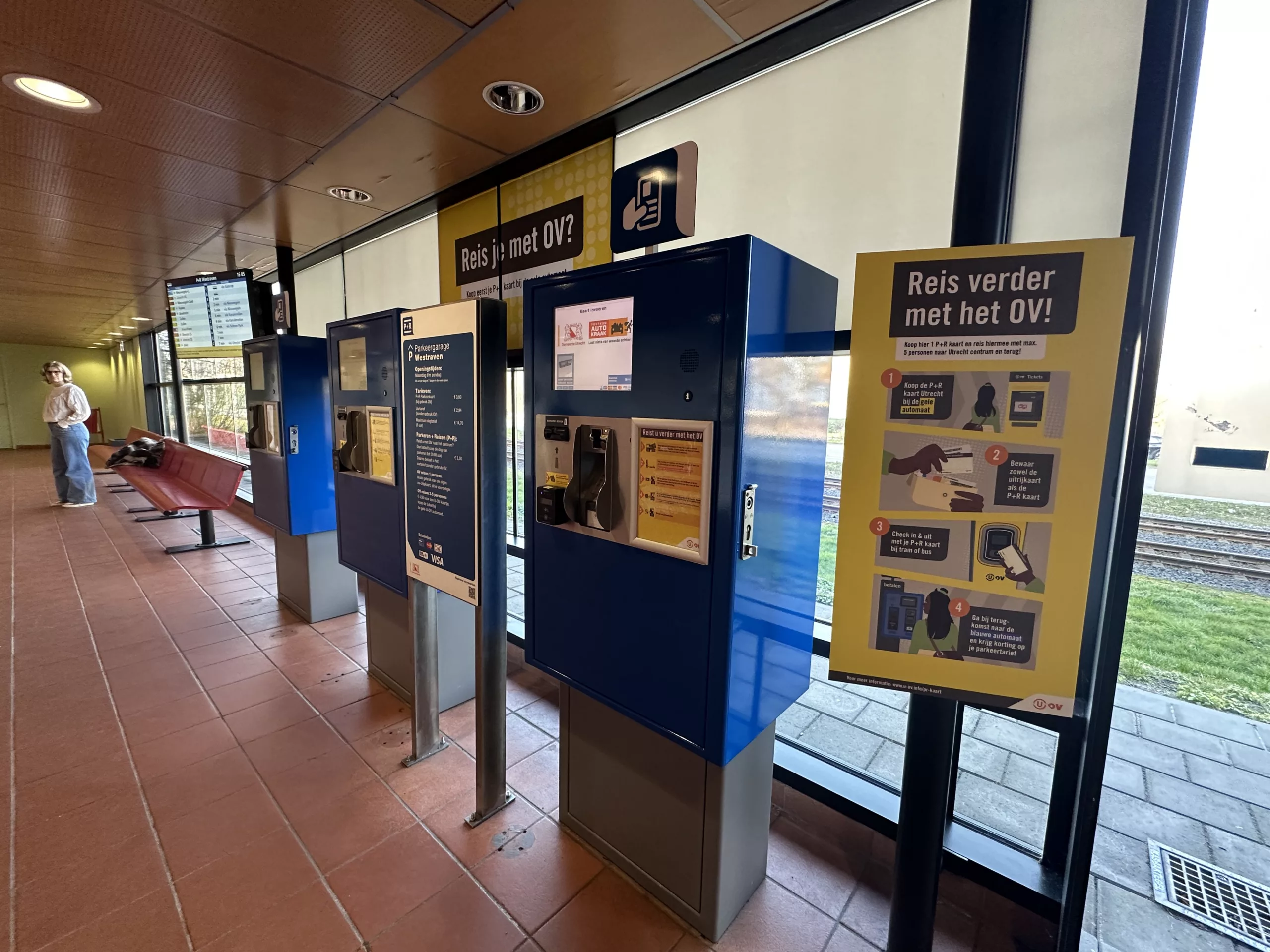 P+R Westaven – Restyling parkeerautomaten en nieuwe bebording
